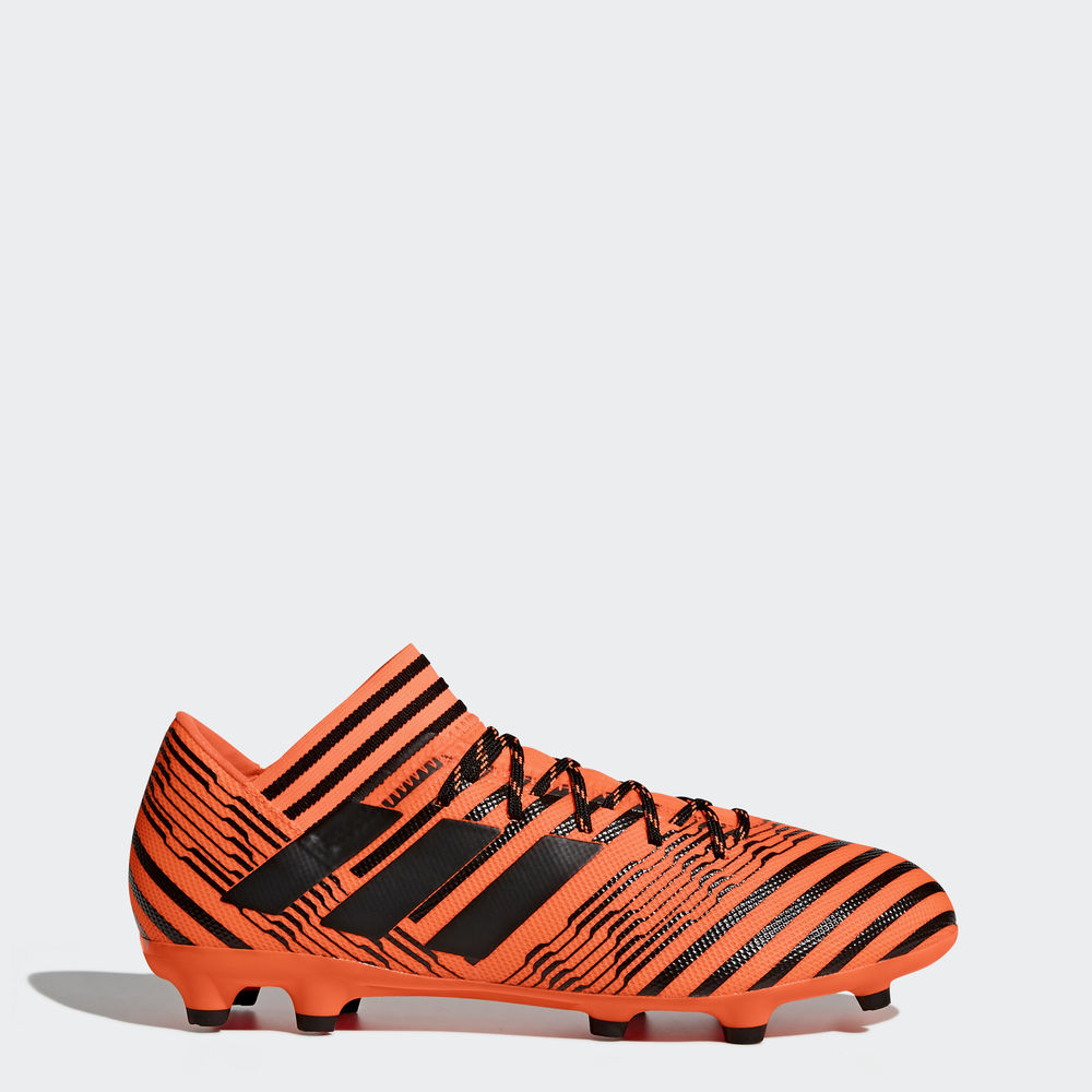 Adidas Nemeziz 17.3 Firm Ground - ποδοσφαιρικα παπουτσια ανδρικα - Πορτοκαλι/Μαυρα,Μέγεθος: EU 36 –